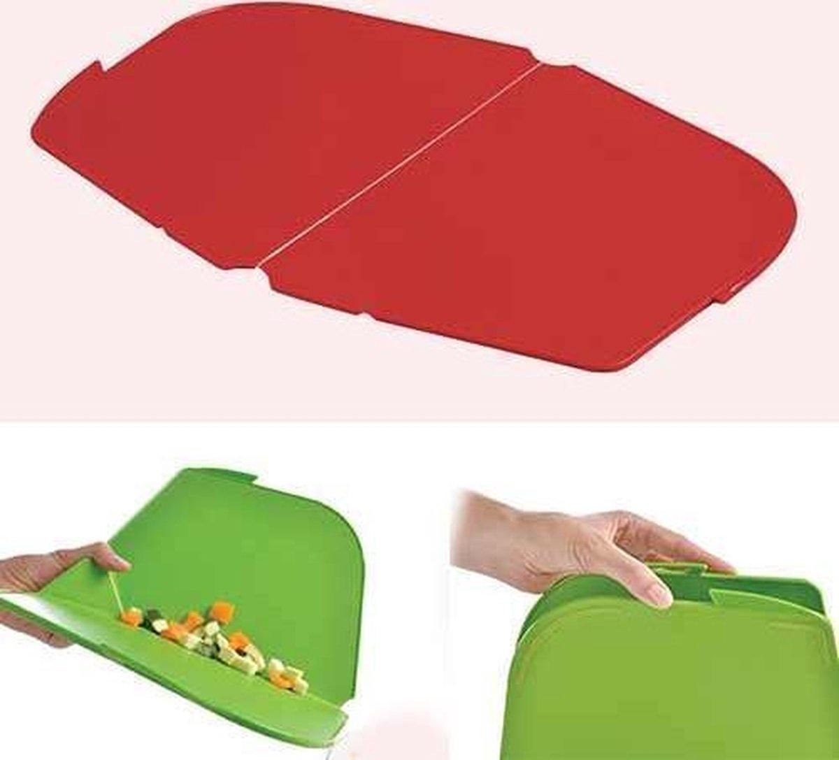 Mastrad Snijplank - Opvouwbaar - Rood