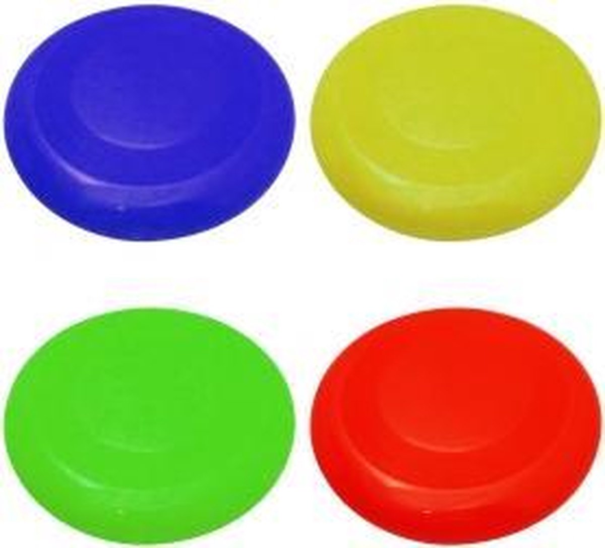 Vinex - Frisbee - Frisbees - set van 4 stuk - Ø 27cm - 3 cm - Mix Kleuren