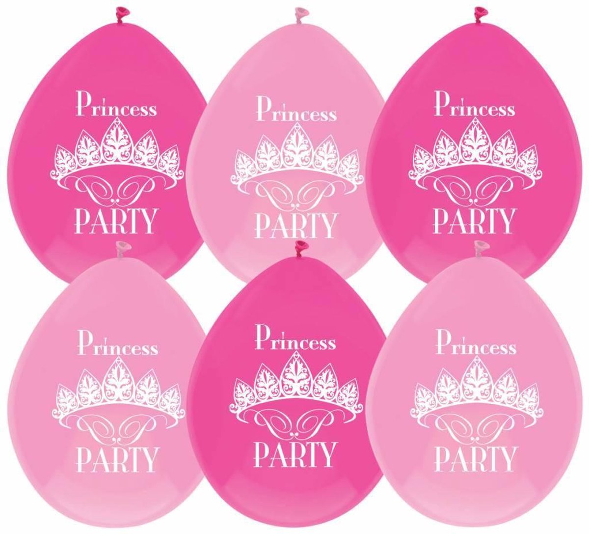 Princess Ballonnen - 6 Stuks