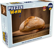 Puzzel 1000 stukjes volwassenen Bakker 1000 stukjes - Een wit brood van de bakker  - PuzzleWow heeft +100000 puzzels