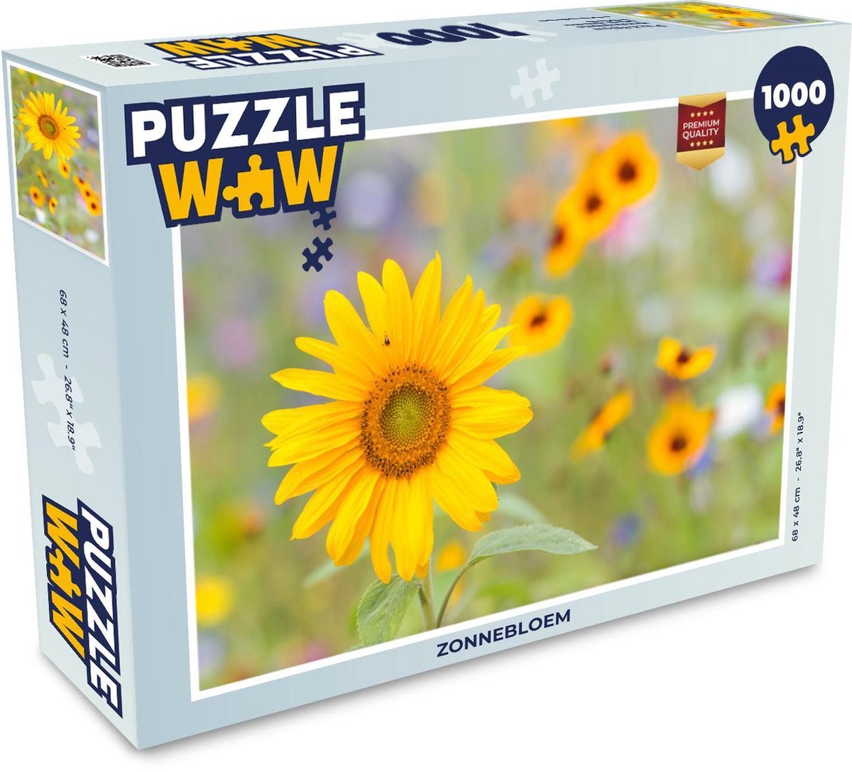Puzzel 1000 stukjes volwassenen Bloemen 1000 stukjes - Zonnebloem  - PuzzleWow heeft +100000 puzzels