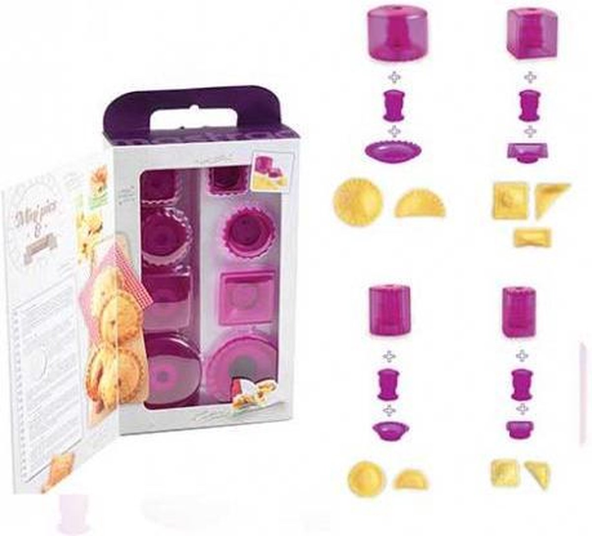 Mastrad Pie Mini & Ravioli set - Giftset - Berry
