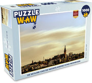 Puzzel 1000 stukjes volwassenen Nijmegen 1000 stukjes - De skyline van de Nederlandse stad Nijmegen  - PuzzleWow heeft +100000 puzzels