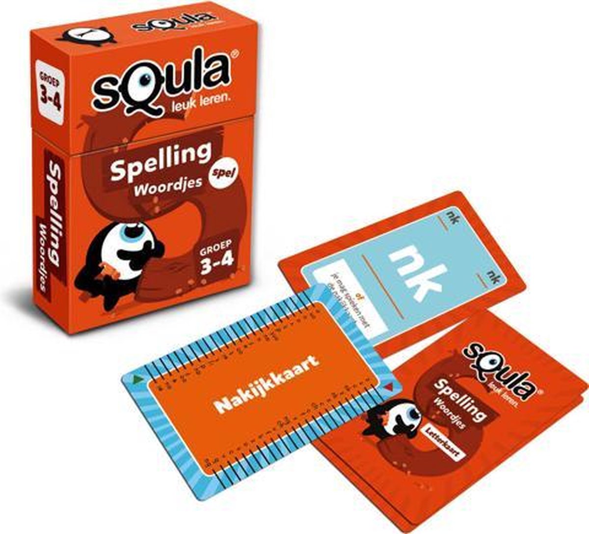 Squla Kaartspel Spelling - woordjes - Groep 3/4