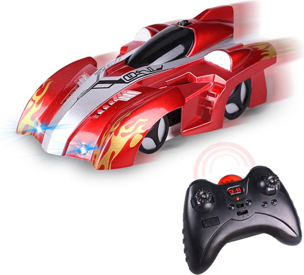 Wall Climbing RC Car - Anti Zwaartekracht - Bestuurbare Auto - Rood