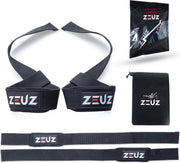ZEUZ® 2 Stuks Lifting & Weightlifting Straps voor Fitness & Crossfit Krachttraining – Sport Wraps – Gewichichtheffen