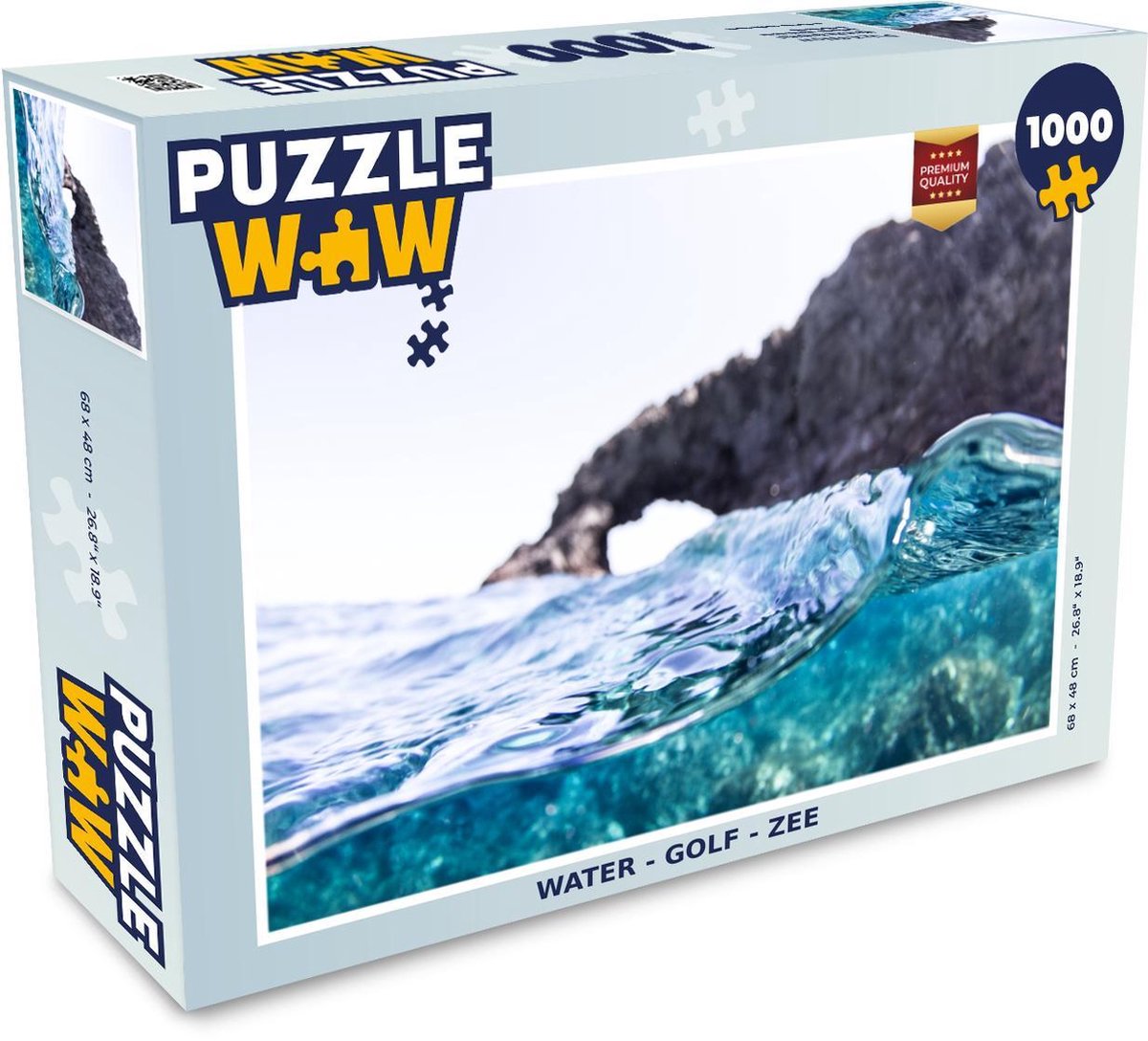 Puzzel - Puzzel 1000 stukjes volwassenen - Water - Golf - Zee - Legpuzzel