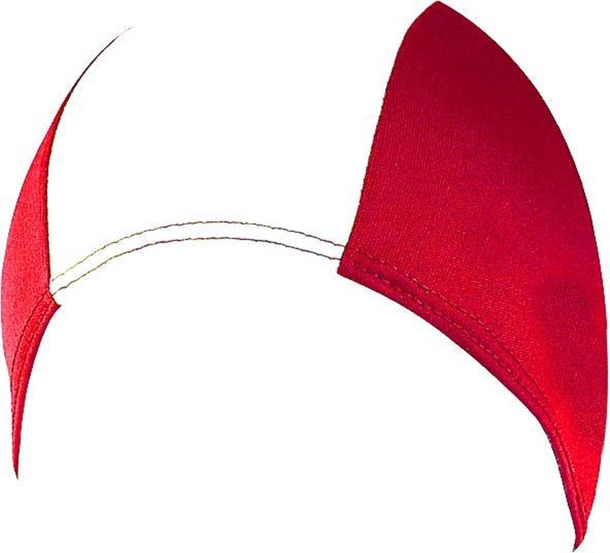 Atipick Badmuts Latex Rood/wit One-size