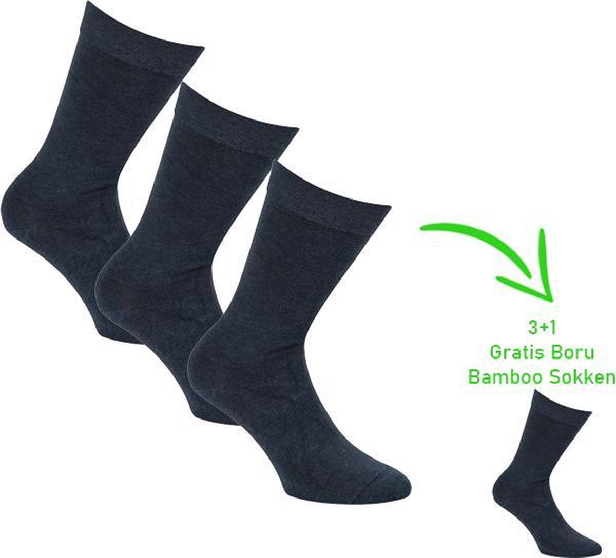 Boru Bamboo sokken jeans maat 46/47 4 halen = 3 betalen