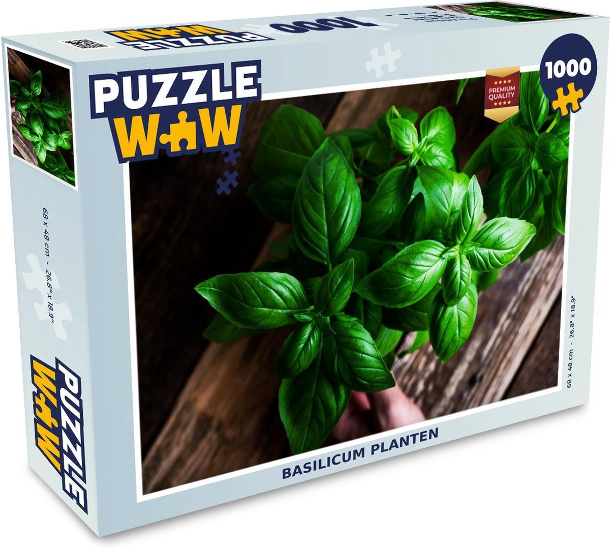 Puzzel - Puzzel 1000 stukjes volwassenen - Basilicum planten - Legpuzzel