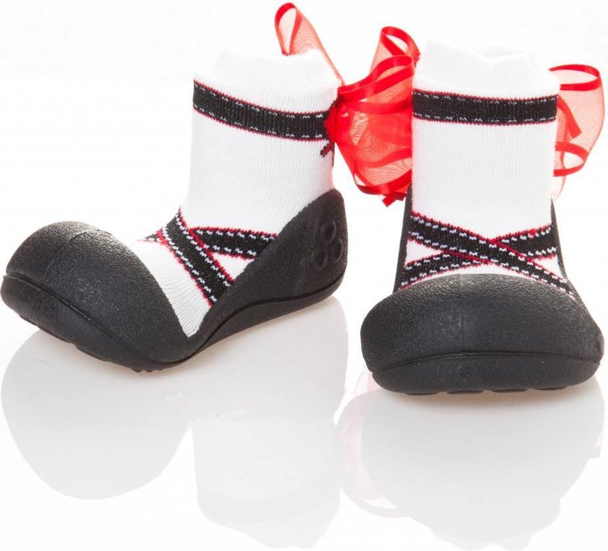 Attipas babyschoentjes Ballet Zwart Maat: 21