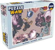 Puzzel - Puzzel 1000 stukjes volwassenen - Bloemen - Kleuren - Roos - Legpuzzel