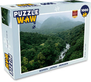 Puzzel - Puzzel 1000 stukjes volwassenen - Bomen - Japan - Bergen - Legpuzzel