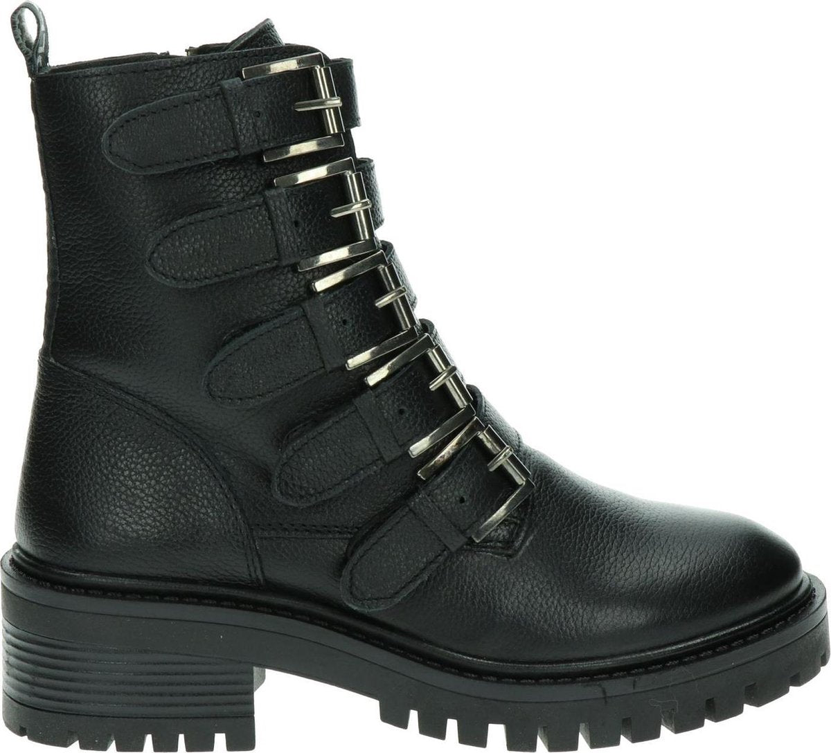 Nelson dames bikerboot - Zwart - Maat 38