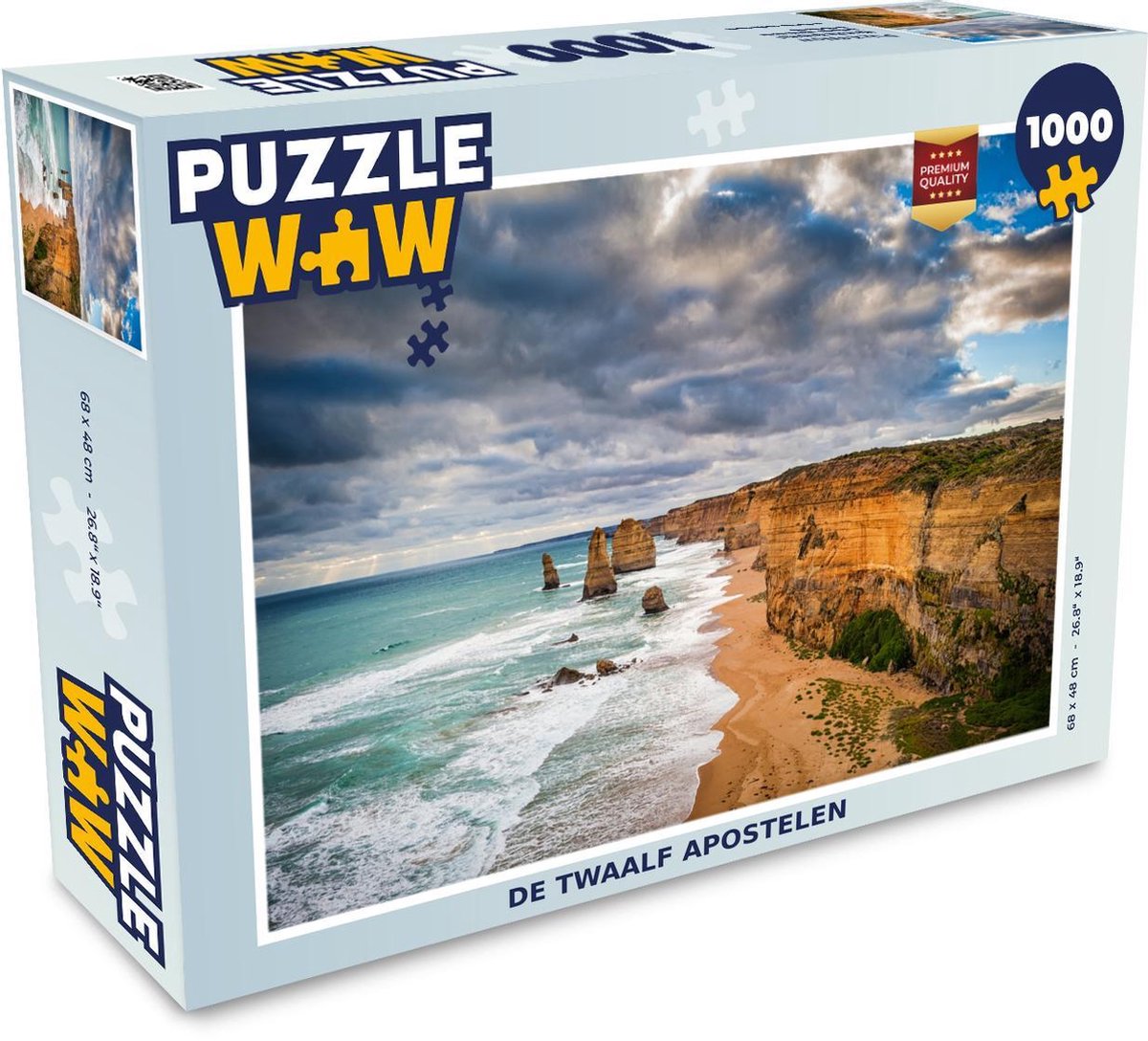 Puzzel 1000 stukjes volwassenen Australie 1000 stukjes - De twaalf apostelen  - PuzzleWow heeft +100000 puzzels