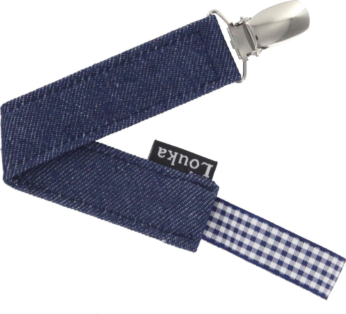 Louka speenkoord denim