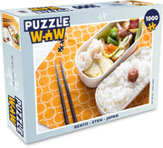 Puzzel - Puzzel 1000 stukjes volwassenen - Bento - Eten - Japan - Legpuzzel