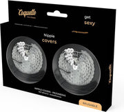 Coquette Chic Desire   Nipple Covers Silver 