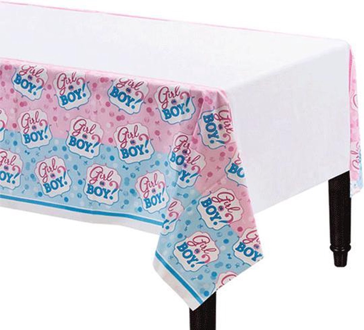 Tafelkleed Gender Reveal 108 cm x 180 cm baby shower
