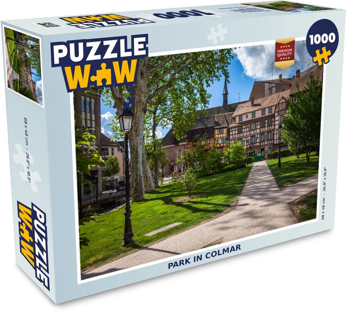 Puzzel 1000 stukjes volwassenen Colmar 1000 stukjes - Park in Colmar puzzel 1000 stukjes PuzzleWow heeft +100000 puzzels