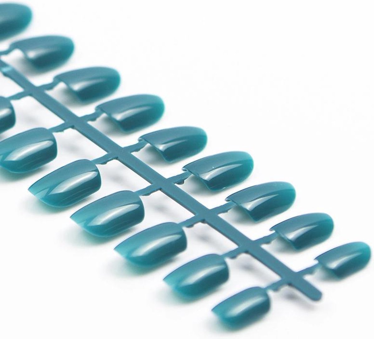 2 setjes Nepnagels -  48 stuks – groen - inclusief plakstickers! - verschillende maten - plaknagels Sparkolia kunstnagels –  nep nagels