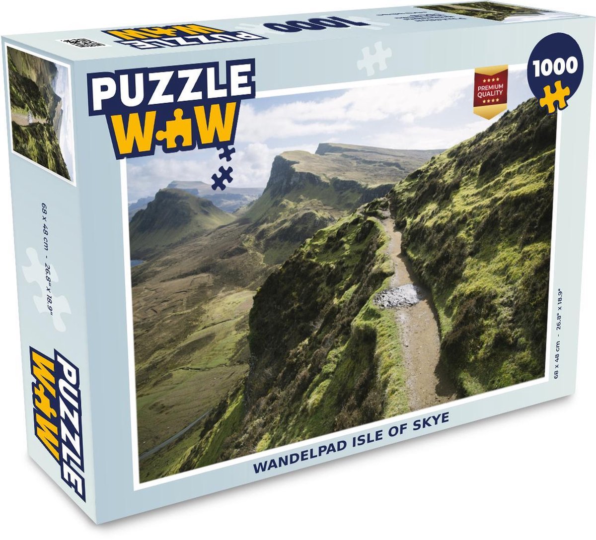 Puzzel 1000 stukjes volwassenen Isle of skye 1000 stukjes - Wandelpad Isle of Skye PuzzleWow heeft +100000 puzzels