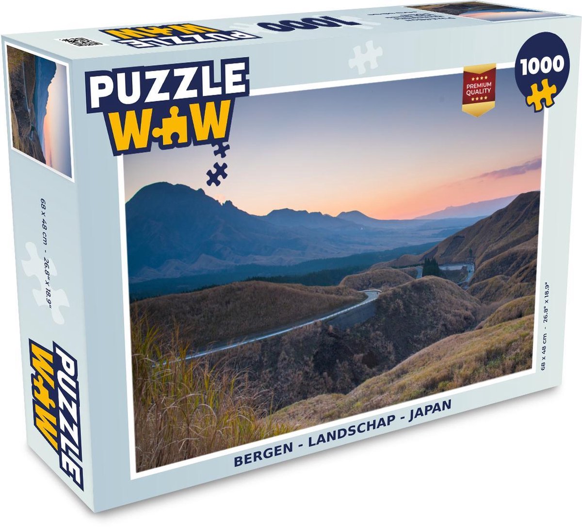 Puzzel - Puzzel 1000 stukjes volwassenen - Bergen - Landschap - Japan - Legpuzzel