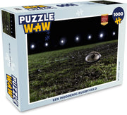 Puzzel 1000 stukjes volwassenen Rugby 1000 stukjes - Een modderig rugbyveld  - PuzzleWow heeft +100000 puzzels