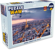 Puzzel 1000 stukjes volwassenen Parijs 1000 stukjes - Parijs vanuit de lucht  - PuzzleWow heeft +100000 puzzels