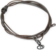 Camo Leaders + Ringwartel 100cm Silt Brown
