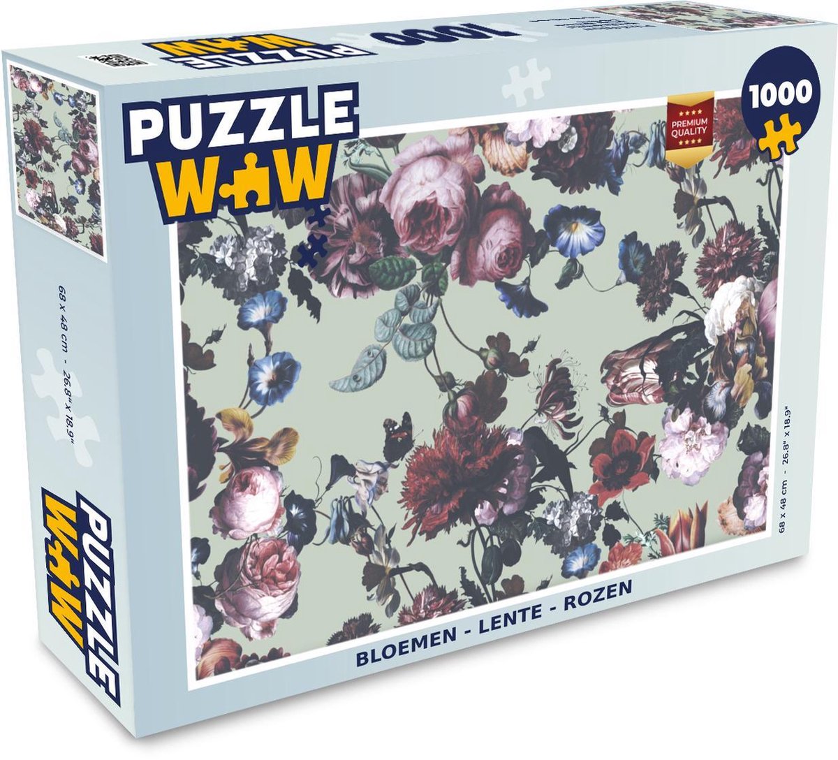 Puzzel - Puzzel 1000 stukjes volwassenen - Bloemen - Lente - Rozen - Legpuzzel