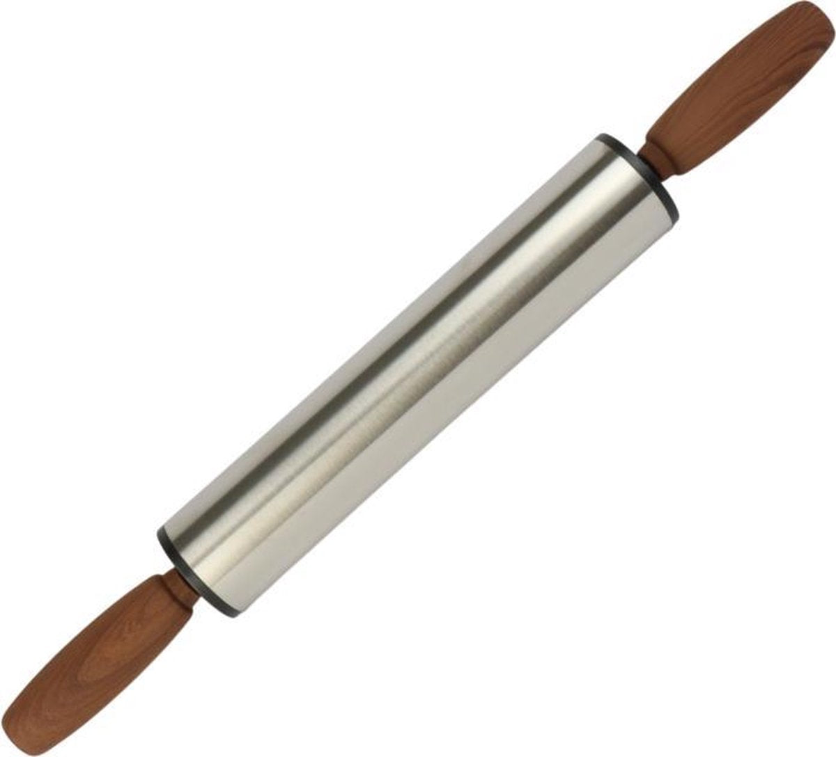 Orange85 Deegroller - RVS - 48 x 6 cm - Bakken - Zilver