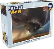 Puzzel 1000 stukjes volwassenen Oklahoma 1000 stukjes - Tornado in Oklahoma  - PuzzleWow heeft +100000 puzzels