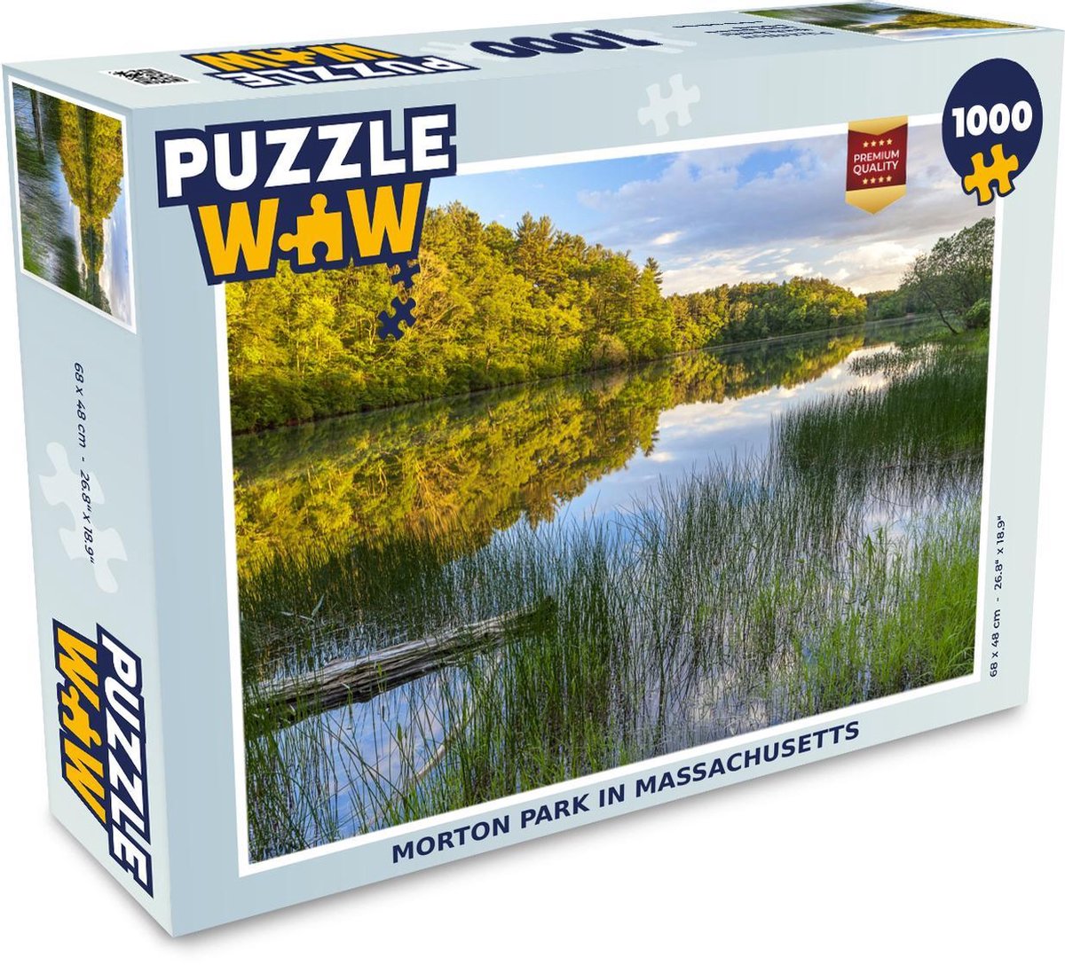 Puzzel 1000 stukjes volwassenen Massachusetts 1000 stukjes - Morton Park in Massachusetts  - PuzzleWow heeft +100000 puzzels