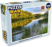 Puzzel 1000 stukjes volwassenen Massachusetts 1000 stukjes - Morton Park in Massachusetts  - PuzzleWow heeft +100000 puzzels