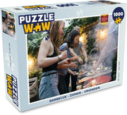 Puzzel - Puzzel 1000 stukjes volwassenen - Barbecue - Zomer - Vrienden - Legpuzzel