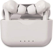 Denver - Bluetooth draadloze hoofdtelefoon met oplaaddoosje - wit
