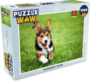 Puzzel 1000 stukjes volwassenen Honden  1000 stukjes - Rennende hond  - PuzzleWow heeft +100000 puzzels