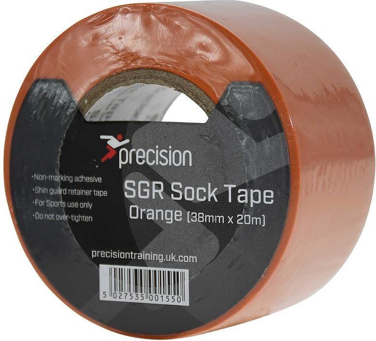 Precision Sokkentape 20  M X 38 Mm Pvc Oranje 5 Stuks