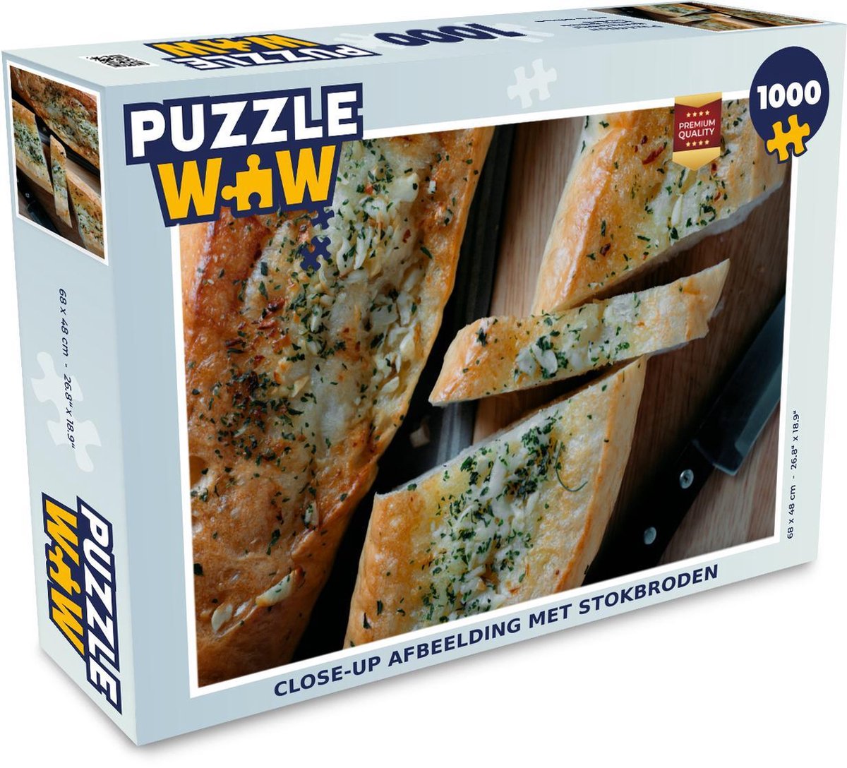 Puzzel - Puzzel 1000 stukjes volwassenen - Close-up afbeelding met stokbroden - Legpuzzel