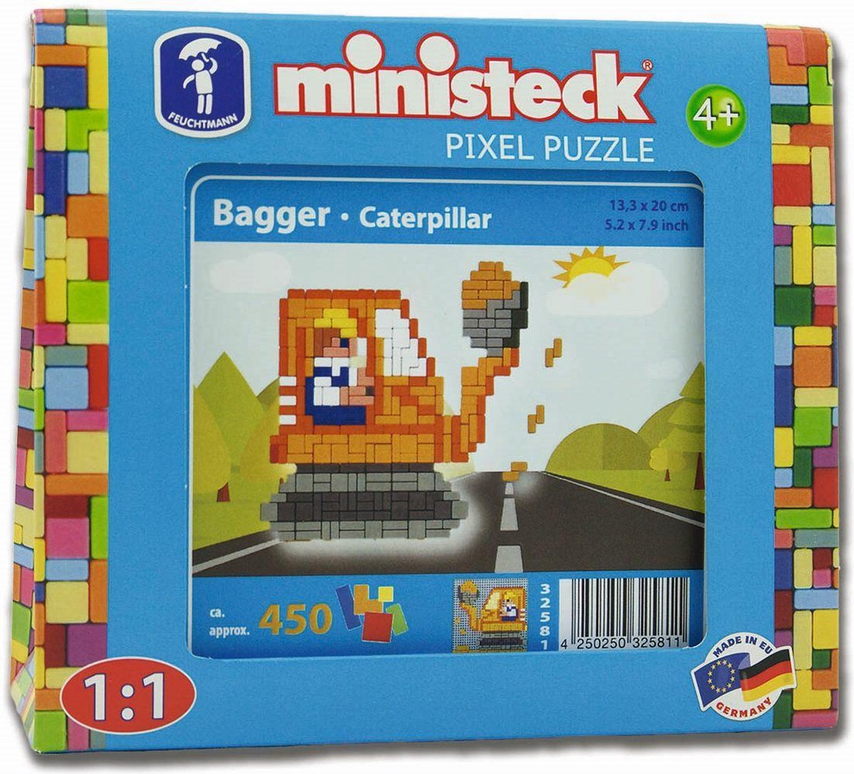 Ministeck: Graafmachine - Reisset - ca. 450 delen