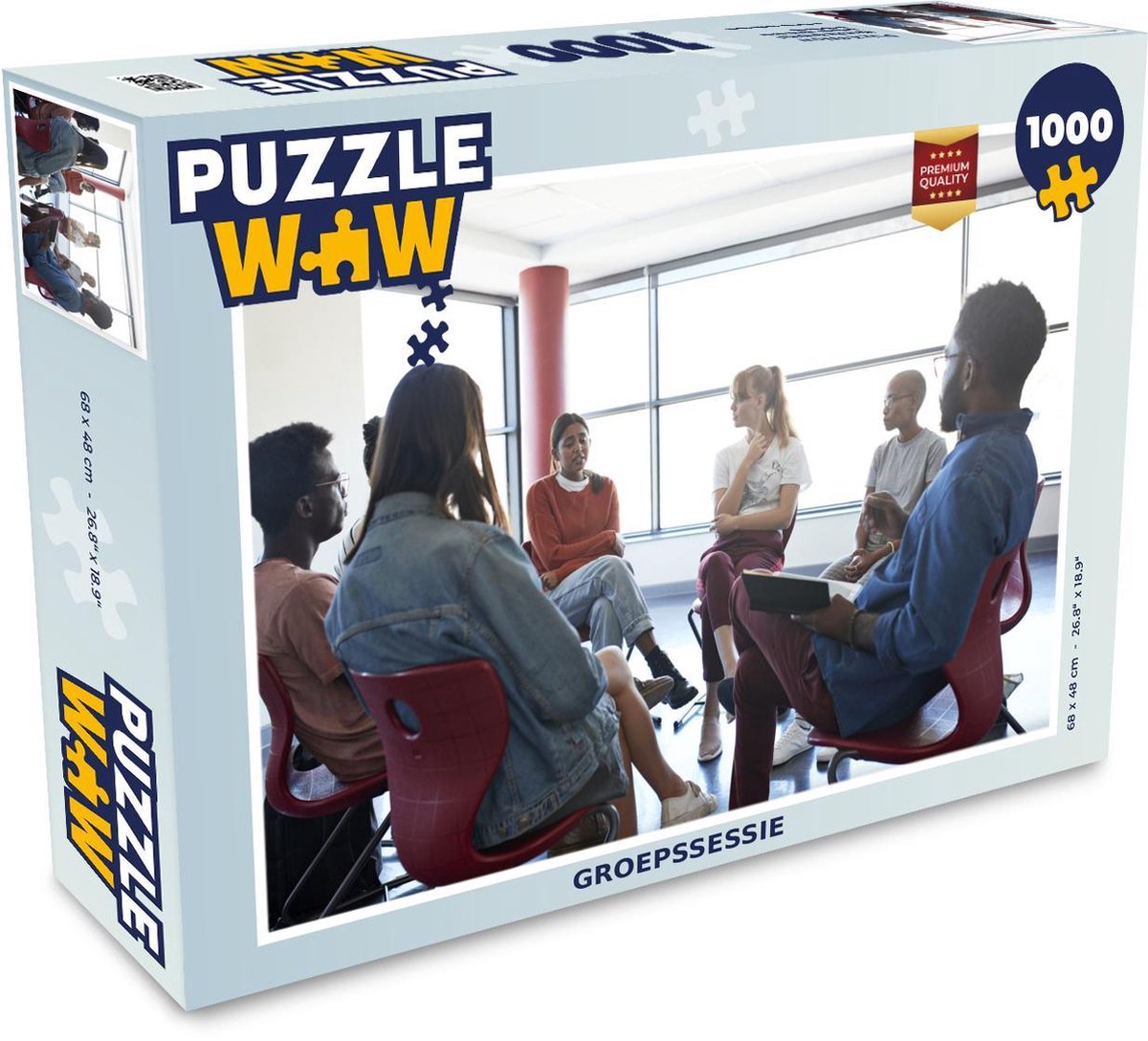 Puzzel 1000 stukjes volwassenen Psycholoog 1000 stukjes - Groepssessie  - PuzzleWow heeft +100000 puzzels