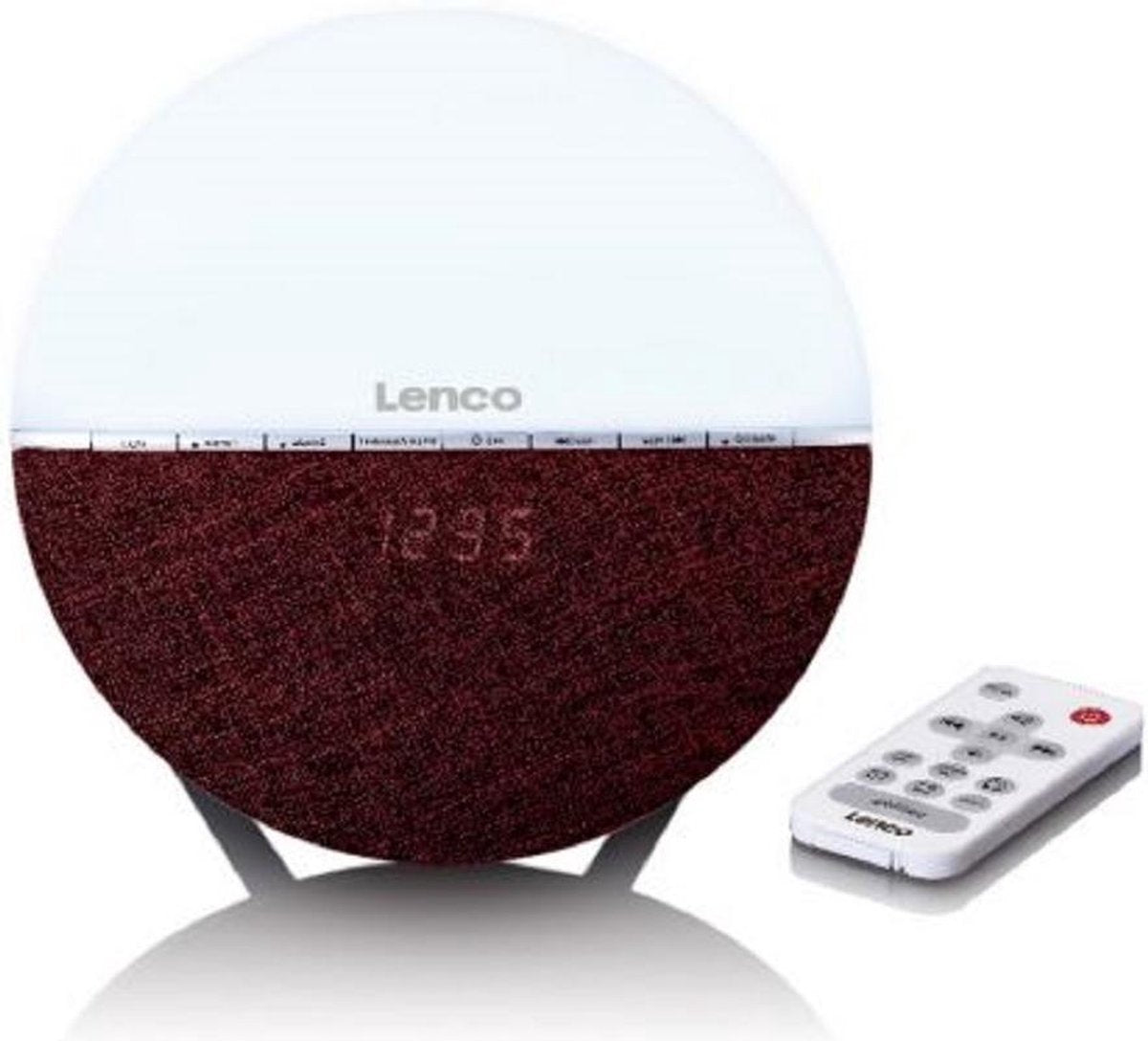 Lenco CRW-4 - Wekkerradio met wake up light