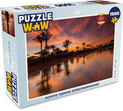 Puzzel 1000 stukjes volwassenen Egypte 1000 stukjes - Egypte tijdens zonsondergang  - PuzzleWow heeft +100000 puzzels
