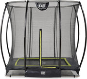 EXIT Silhouette inground trampoline 153x214cm met veiligheidsnet - zwart