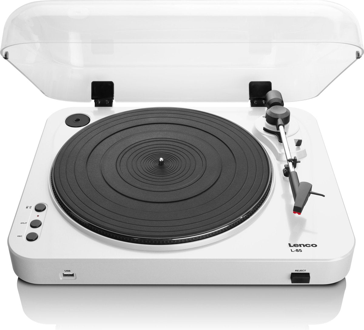 Lenco L-85 White - Platenspeler met USB - Wit