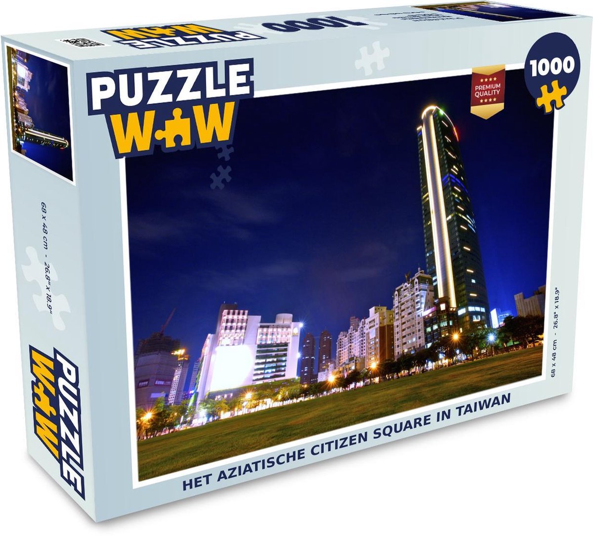 Puzzel Taichung 1000 stukjes - Het Aziatische Citizen Square in Taiwan