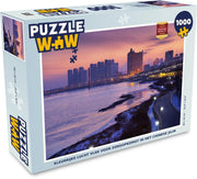 Puzzel 1000 stukjes volwassenen Jilin 1000 stukjes - Kleurrijke lucht vlak voor zonsopkomst in het Chinese Jilin  - PuzzleWow heeft +100000 puzzels