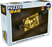 Puzzel 1000 stukjes volwassenen Stier sterrenbeeld 1000 stukjes - Het sterrenbeeld de stier op een riem  - PuzzleWow heeft +100000 puzzels