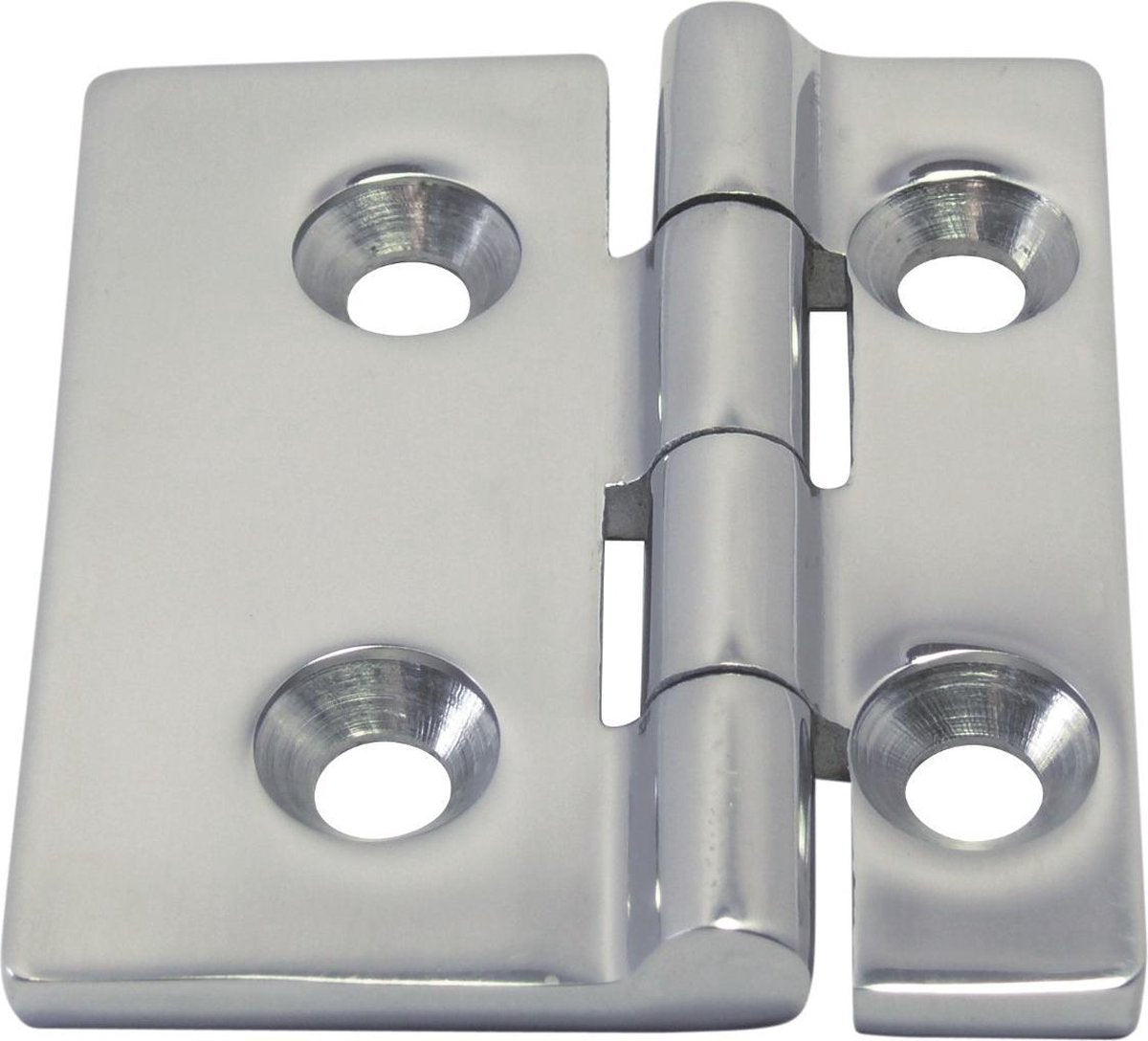 Luikscharnier - 52x61x4 - Rvs 316 - Knoop boven